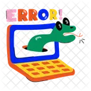 Laptop Error  Icon
