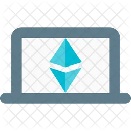 Laptop Ethereum  Icon