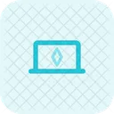 Laptop Ethereum Icon