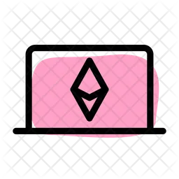 Laptop-Ethereum  Symbol