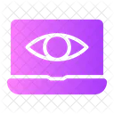 Laptop Eye  Icon