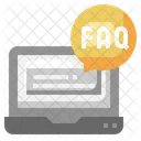 Laptop Faq  Icon