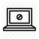 Laptop-Fehler  Symbol