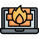 Laptop Firewall  Icon