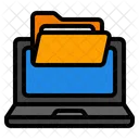 Laptop Folder Online Data Folder Data Folder Icon