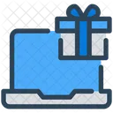 Laptop gift  Icon
