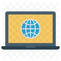 Laptop Global  Icon