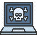 Laptop Hack Hacking Cyber Attack Icon