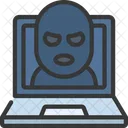 Laptop Hack Hacking Cyber Attack Icon