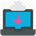 Cloud Computing Laptop Icon