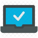 Device Laptop Checkmark Icon