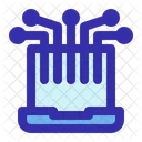 Laptop Technology Circuit Icon