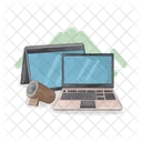 Laptop Computer Business Icon