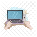 Laptop Computer Business Icon