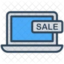 Laptop Sale Shopping Icon