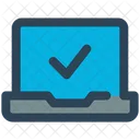 Device Laptop Checkmark Icon