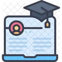 Laptop Course Learn Icon