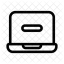 Laptop Delete Remove Icon
