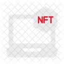 Laptop Nft Crypto Icon