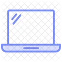 Laptop Duotone Line Icon Icon