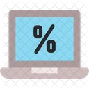 Laptop Sale Discount Icon