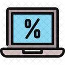 Laptop Sale Discount Icon