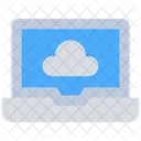 Cloud Computing Laptop Icon