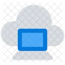 Cloud Computing Laptop Icon