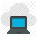 Cloud Computing Laptop Icon