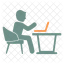 Laptop Worker Work Icon