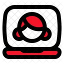 Laptop Women Woman Icon