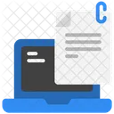 Laptop Device Document Icon