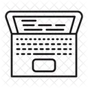 Laptop Screen Keyboard Icon
