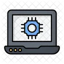 Laptop Chip Processor Icon