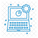 Laptop Chart Icon