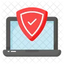 Laptop Protection Insurance Icon
