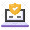 Laptop Protection Insurance Icon