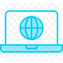 Laptop Internet  Icon