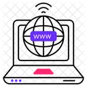 Internet Laptop Laptop Wifi Icon