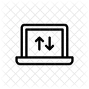 Laptop Internet  Icon