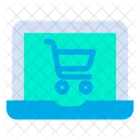 Laptop-WagenOnline-Shopping  Symbol