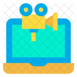 Laptop kino  Symbol