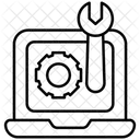Laptop-Konfiguration  Symbol