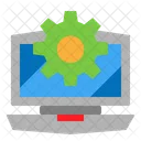 Laptop-Konfiguration  Symbol