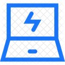 Laptop aufladen  Symbol