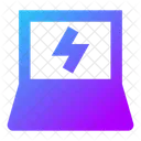 Laptop-Aufladen  Symbol