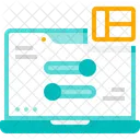Laptop layout  Icon