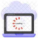 Software Loading Laptop Loading Cloud Loading Icon