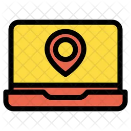 Laptop Location  Icon