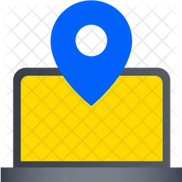 Laptop Location  Icon